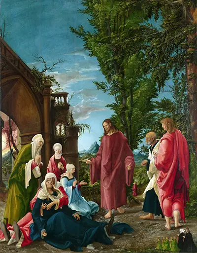 Christ Taking Leave of his Mother Albrecht Altdorfer